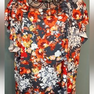 Floral Print Women's Top